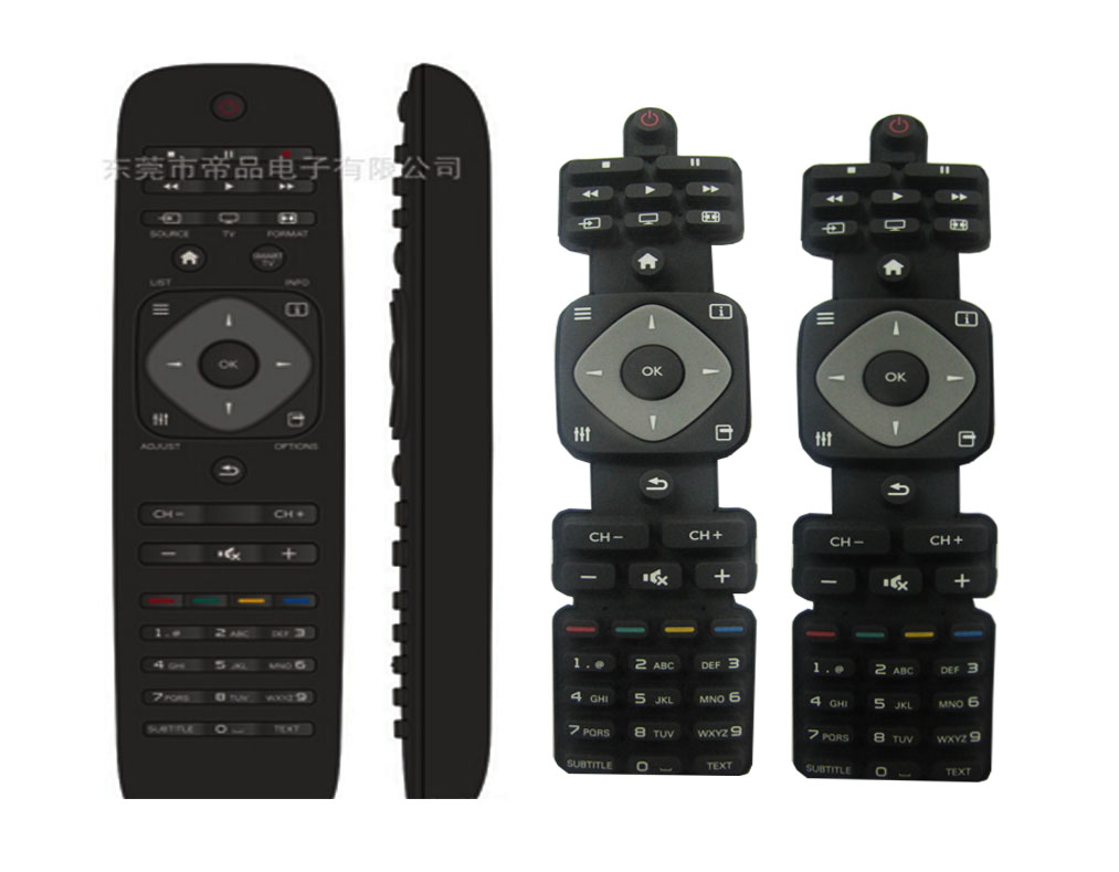 電視遙控器硅膠按鍵客戶案例