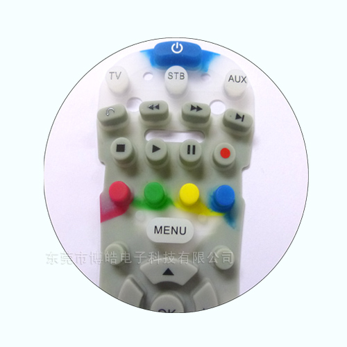 網(wǎng)絡(luò)數(shù)字電視遙控器硅膠按鍵