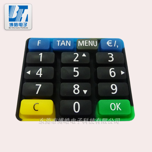 導(dǎo)電pos機(jī)硅膠按鍵