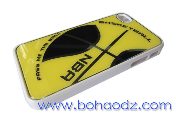 NBA籃球蘋(píng)果手機(jī)套黃色