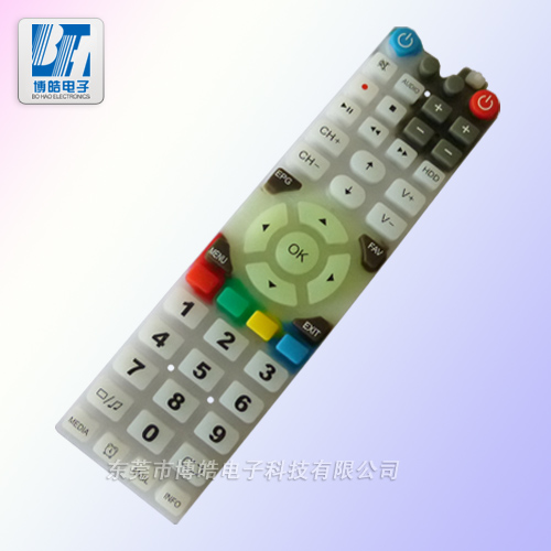 熒光遙控器硅膠按鍵