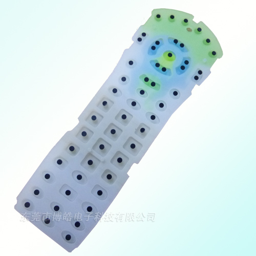 優(yōu)質環(huán)保遙控器硅膠浮雕按鍵—導電黑粒