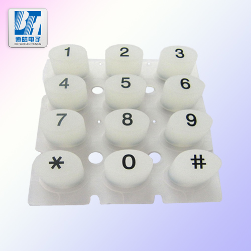 東莞銀聯(lián)簡(jiǎn)易pos機(jī)硅膠制品 生產(chǎn)硅膠按鍵 定制硅膠密碼器按鍵