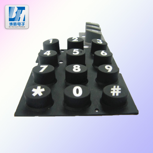 提供收銀臺收款機純硅膠按鍵pos機定制