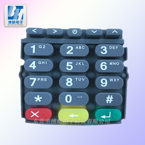 來圖定制出租車卡刷機按鍵 銀聯(lián)POS機按鍵生產廠
